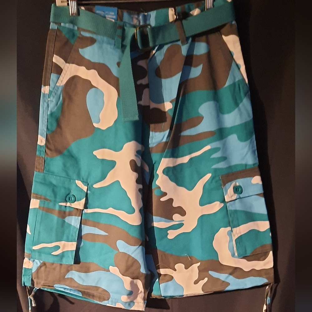 Men's thc aqua/camo